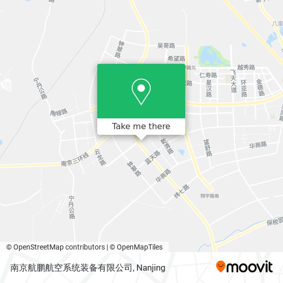 南京航鹏航空系统装备有限公司 map