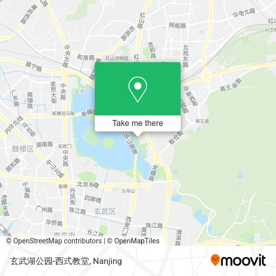 玄武湖公园-西式教堂 map