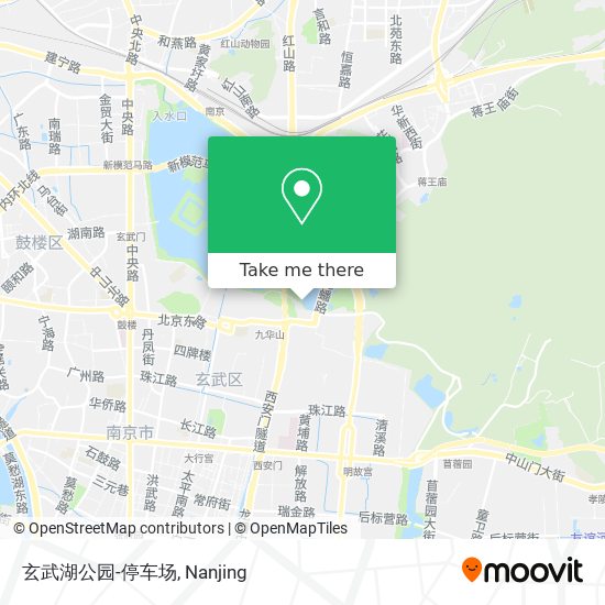 玄武湖公园-停车场 map
