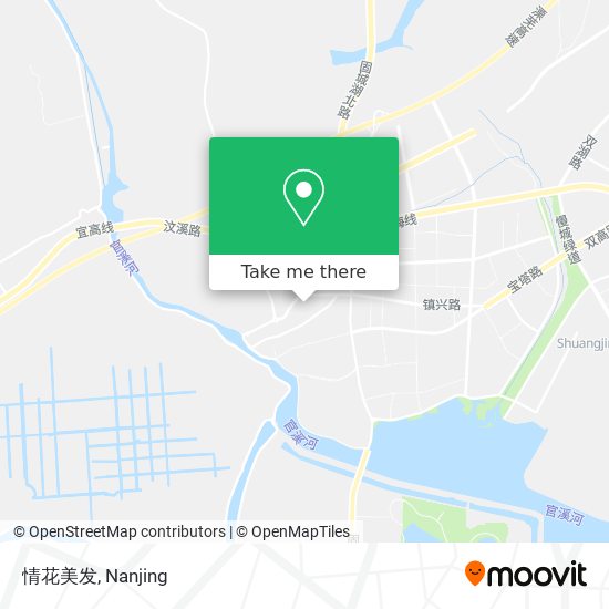 情花美发 map