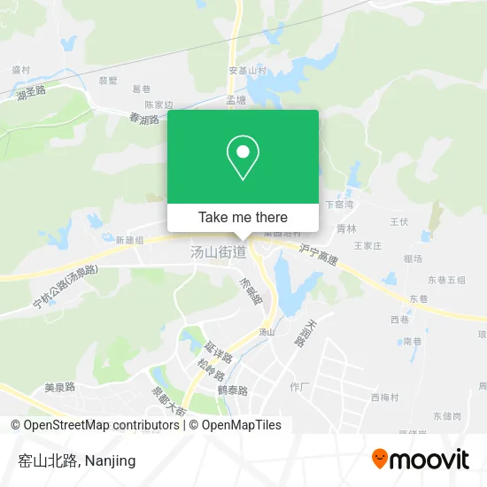 窑山北路 map