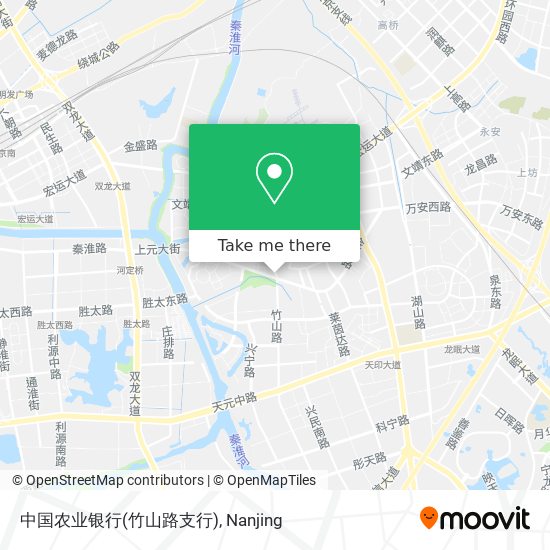 中国农业银行(竹山路支行) map
