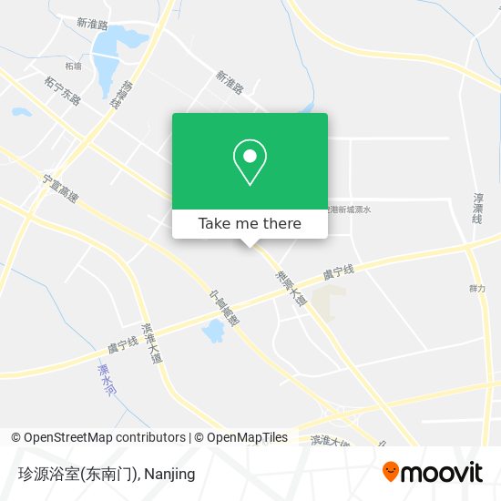 珍源浴室(东南门) map