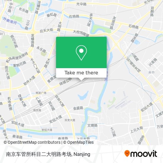 南京车管所科目二大明路考场 map