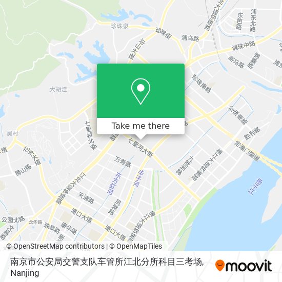 南京市公安局交警支队车管所江北分所科目三考场 map
