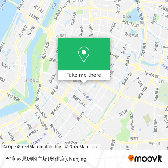 华润苏果购物广场(奥体店) map