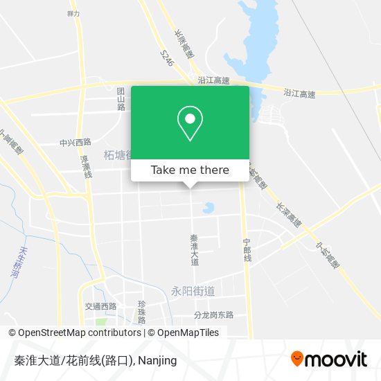 秦淮大道/花前线(路口) map