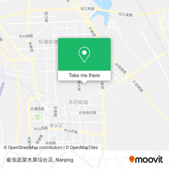 秦淮蔬菜水果综合店 map