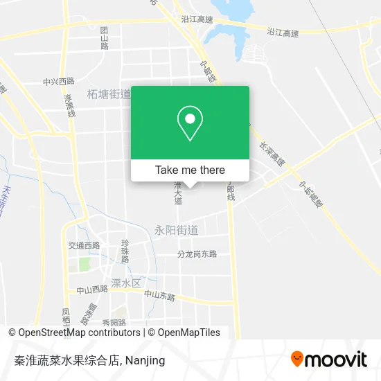 秦淮蔬菜水果综合店 map