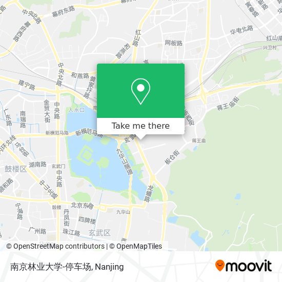 南京林业大学-停车场 map