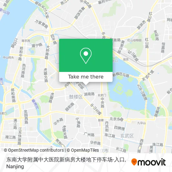 东南大学附属中大医院新病房大楼地下停车场-入口 map