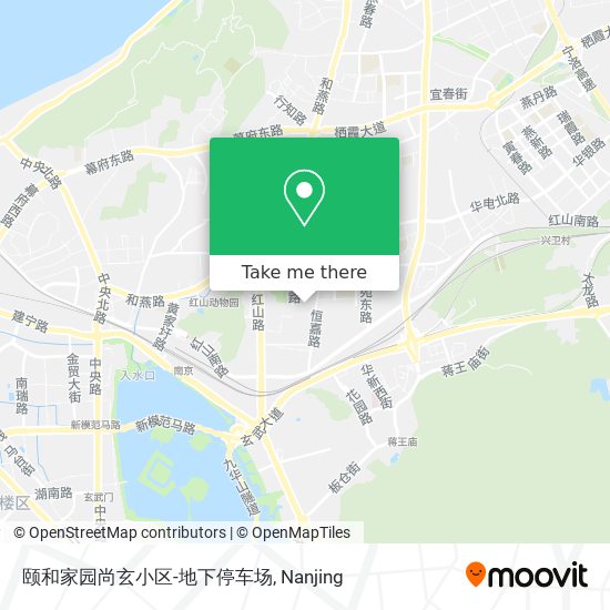 颐和家园尚玄小区-地下停车场 map
