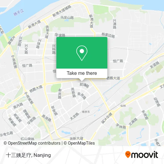 十三姨足疗 map