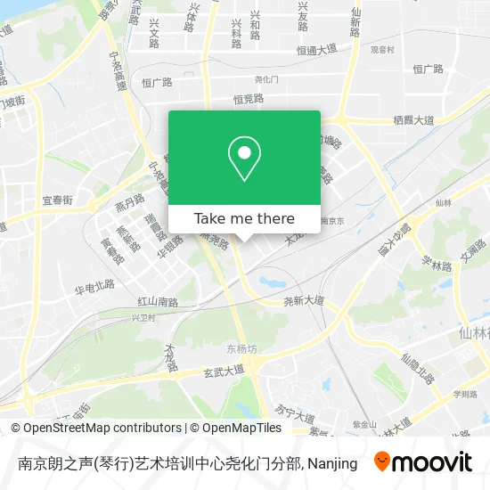 南京朗之声(琴行)艺术培训中心尧化门分部 map