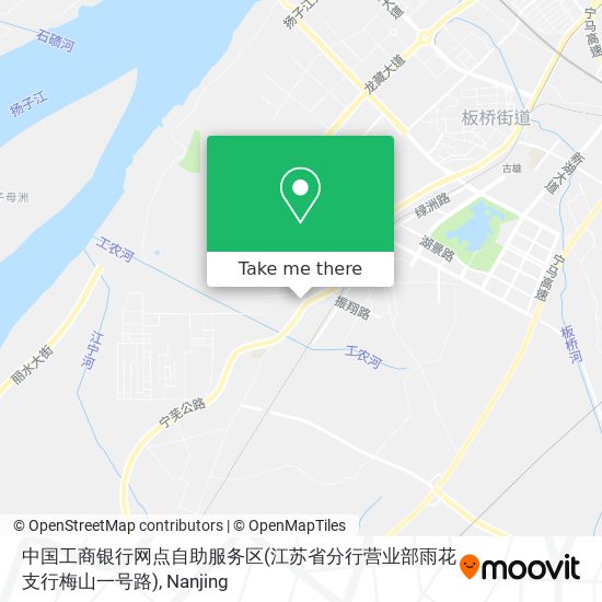 中国工商银行网点自助服务区(江苏省分行营业部雨花支行梅山一号路) map