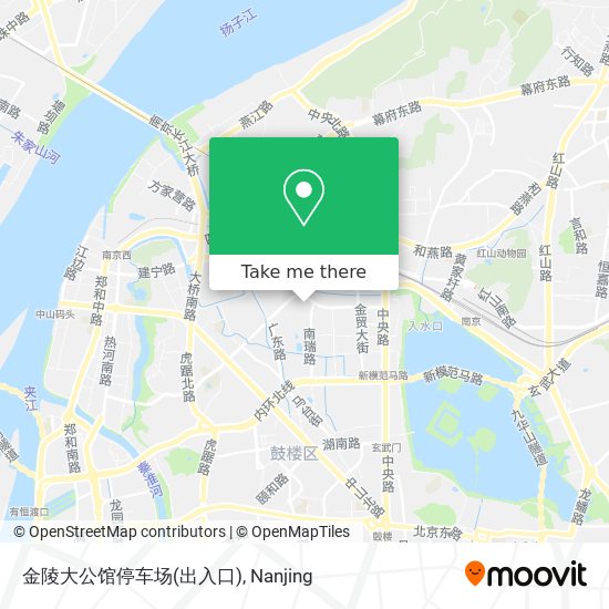 金陵大公馆停车场(出入口) map
