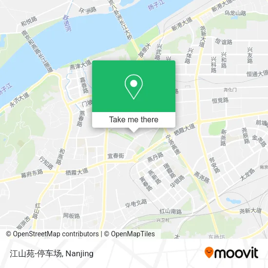 江山苑-停车场 map