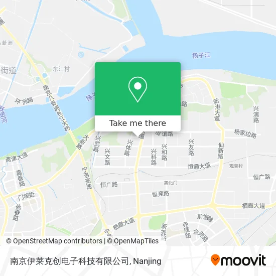 南京伊莱克创电子科技有限公司 map