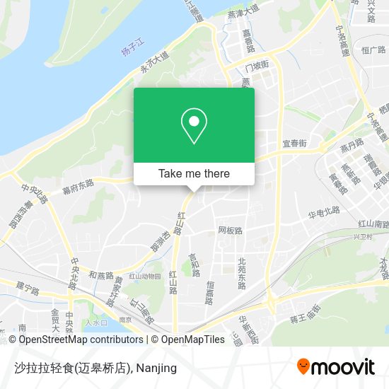 沙拉拉轻食(迈皋桥店) map