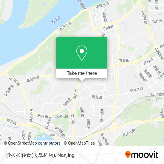 沙拉拉轻食(迈皋桥店) map