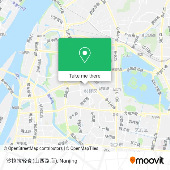 沙拉拉轻食(山西路店) map
