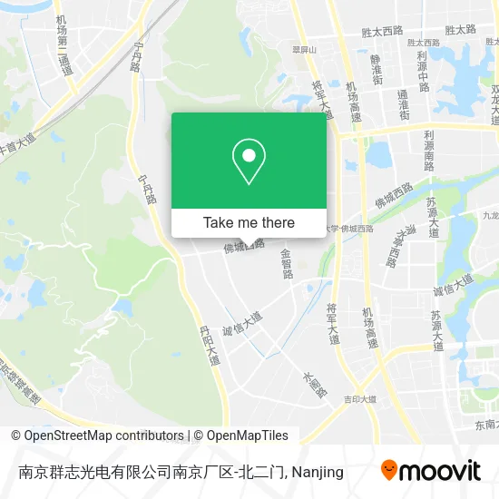 南京群志光电有限公司南京厂区-北二门 map