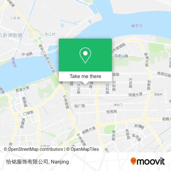 恰铭服饰有限公司 map