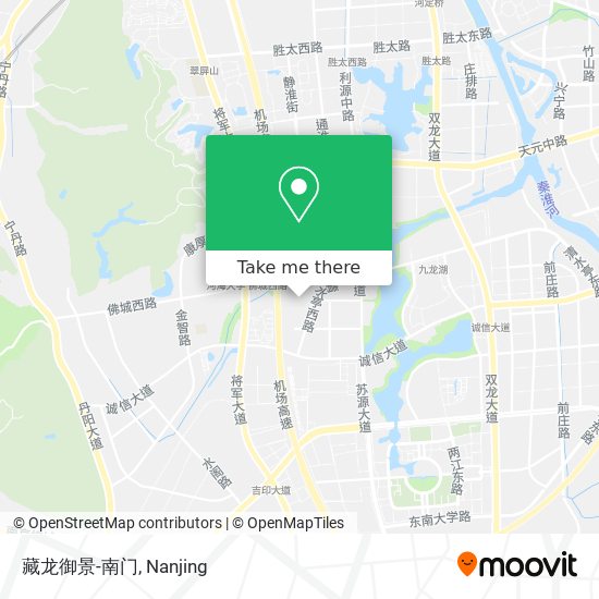 藏龙御景-南门 map