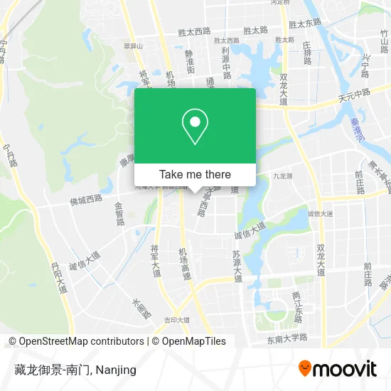 藏龙御景-南门 map