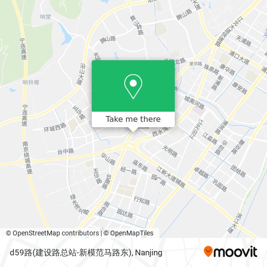 d59路(建设路总站-新模范马路东) map