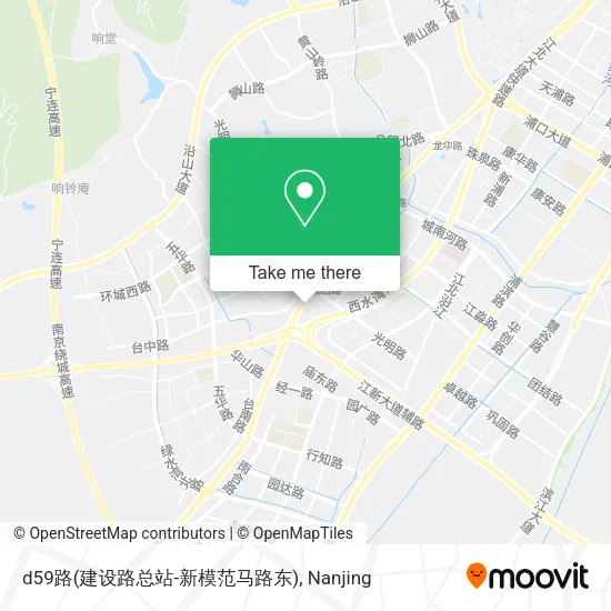 d59路(建设路总站-新模范马路东) map