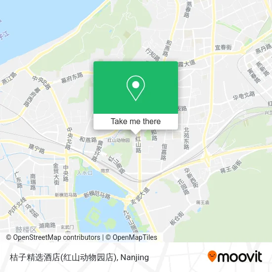 桔子精选酒店(红山动物园店) map