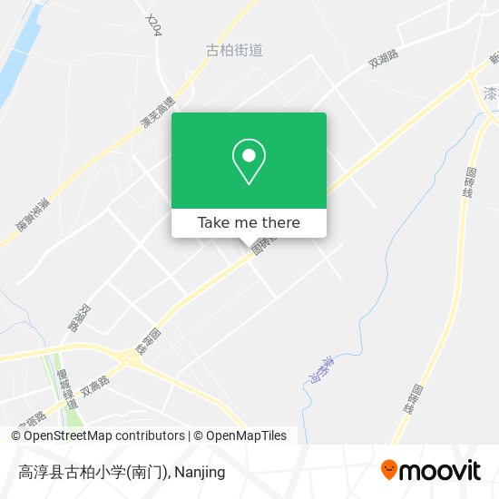 高淳县古柏小学(南门) map