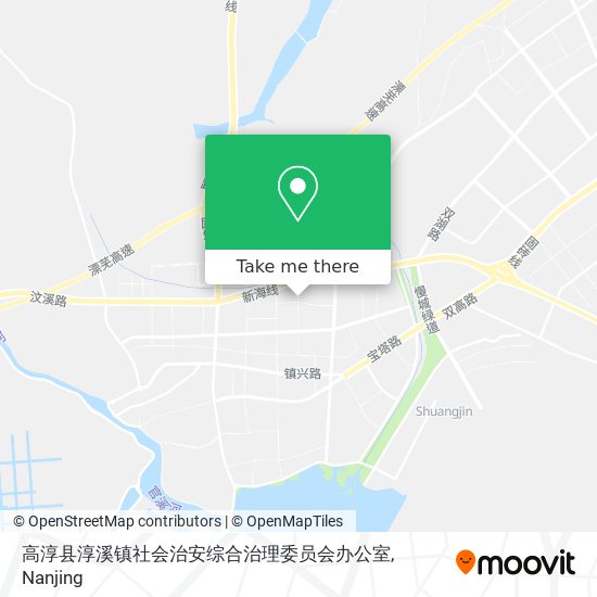 高淳县淳溪镇社会治安综合治理委员会办公室 map