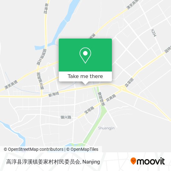 高淳县淳溪镇姜家村村民委员会 map