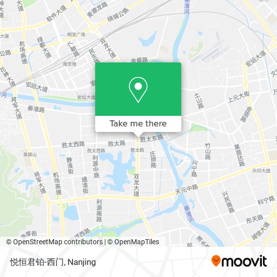 悦恒君铂-西门 map