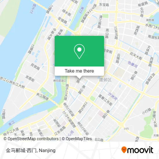 金马郦城-西门 map