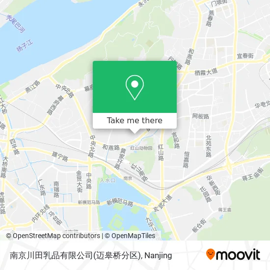 南京川田乳品有限公司(迈皋桥分区) map