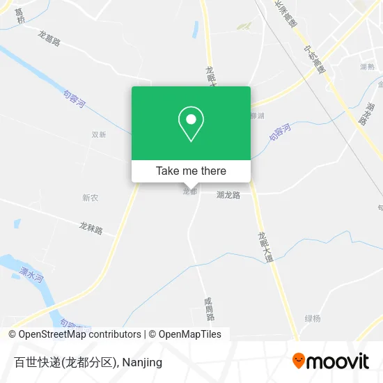 百世快递(龙都分区) map
