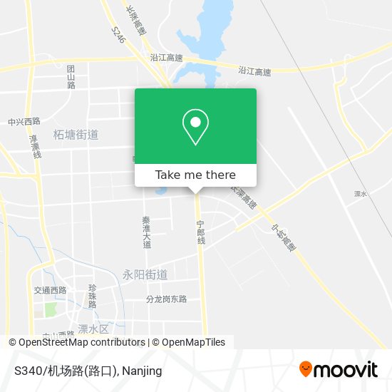 S340/机场路(路口) map