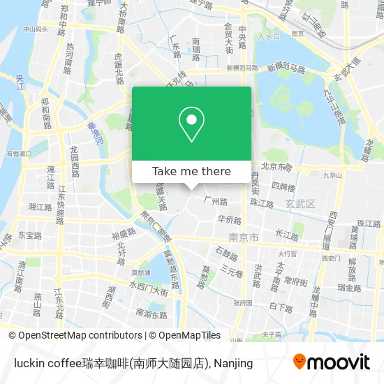 luckin coffee瑞幸咖啡(南师大随园店) map