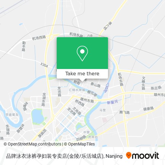 品牌泳衣泳裤孕妇装专卖店(金陵/乐活城店) map