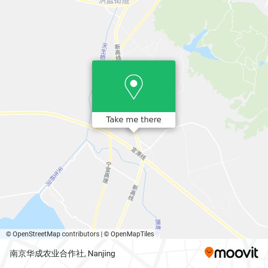 南京华成农业合作社 map