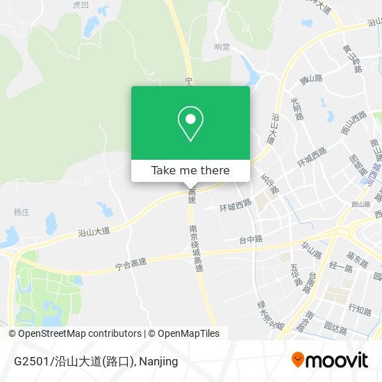 G2501/沿山大道(路口) map