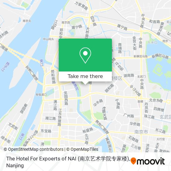 The Hotel For Expoerts of NAI (南京艺术学院专家楼) map