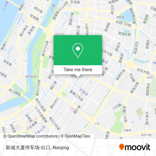 新城大厦停车场-出口 map