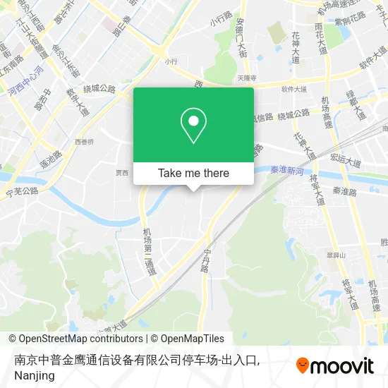 南京中普金鹰通信设备有限公司停车场-出入口 map