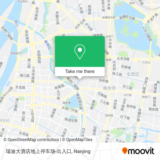 瑞迪大酒店地上停车场-出入口 map