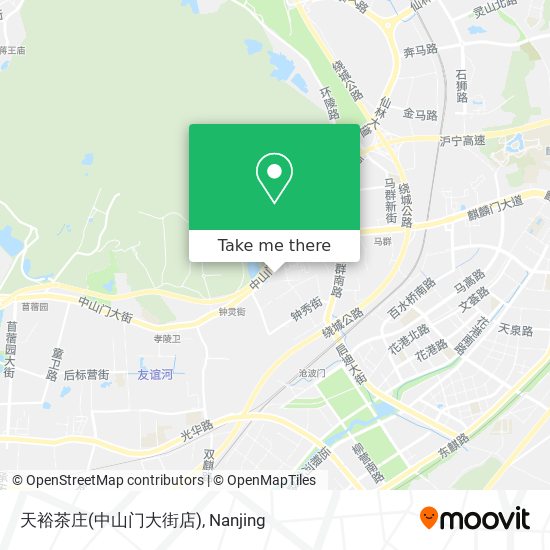 天裕茶庄(中山门大街店) map