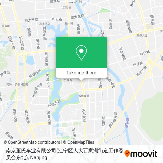 南京董氏车业有限公司(江宁区人大百家湖街道工作委员会东北) map